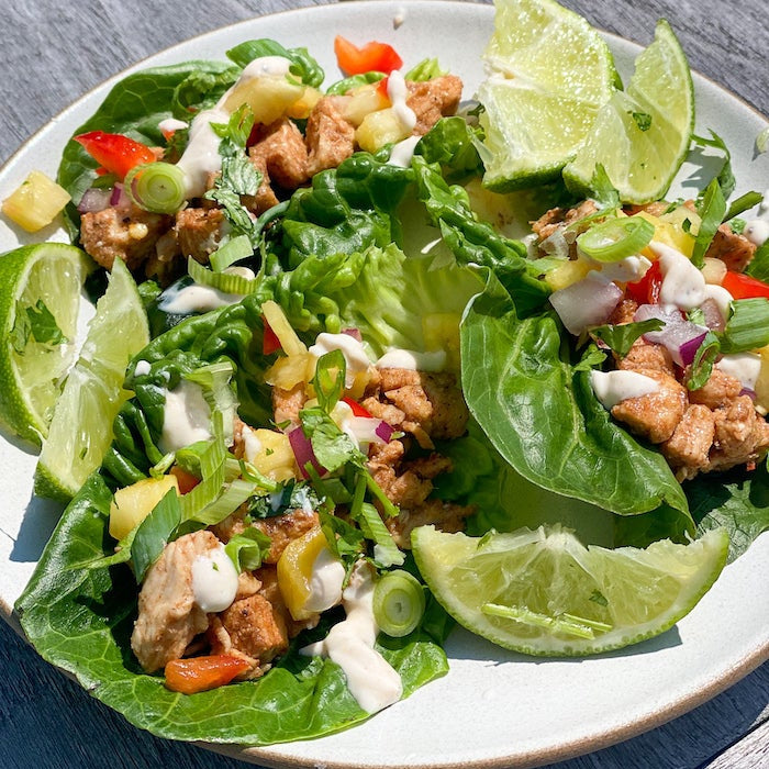 Recipe Box-Jerk Chicken Lettuce Wraps Recipe-SKORDO-