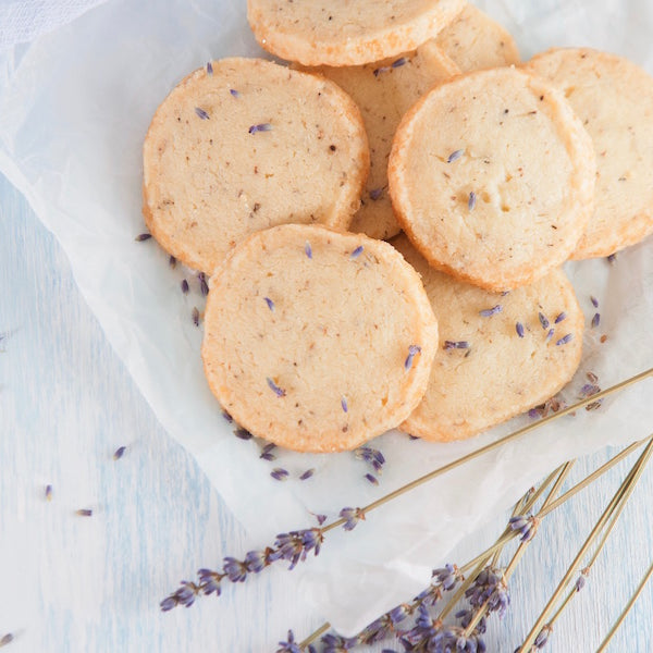 Lavender Shortbread Cookies