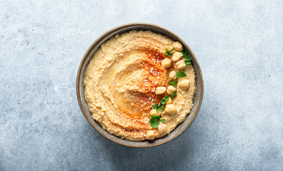 Harissa Hummus (+ Hummus Base Recipe)