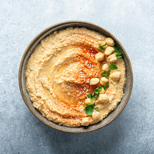Harissa Hummus (+ Hummus Base Recipe)