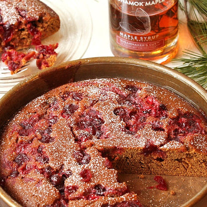 Maple Cranberry Gingerbread