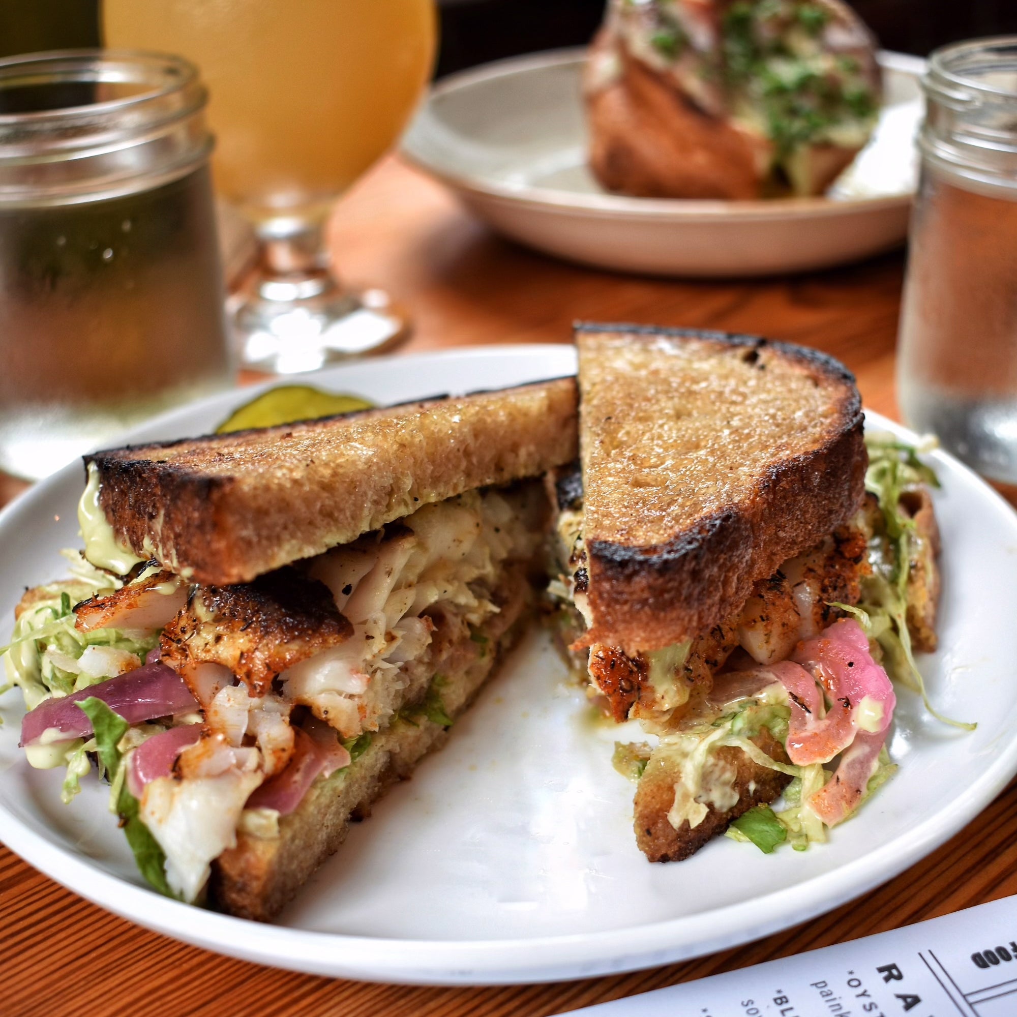 Central Provisions Baja Fish Sandwich