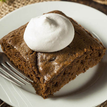 East-West Ginger Cake with Cardamom Cream