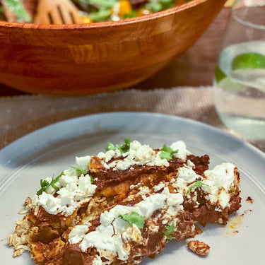 Mexican Mole Chicken Enchiladas
