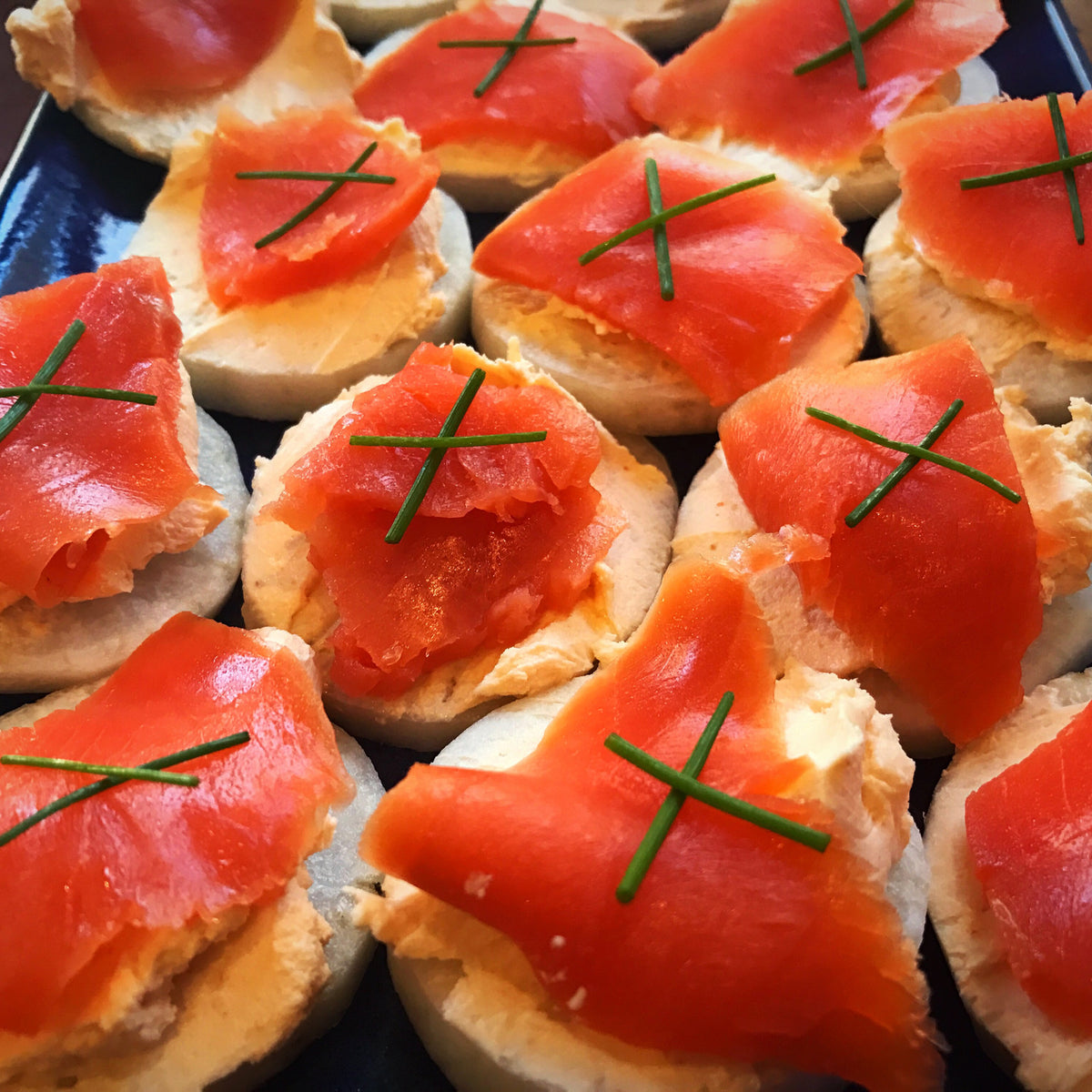 Salmon Canapés – SKORDO