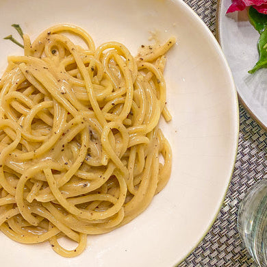 Cacio e Pepe with Tellicherry Peppercorns
