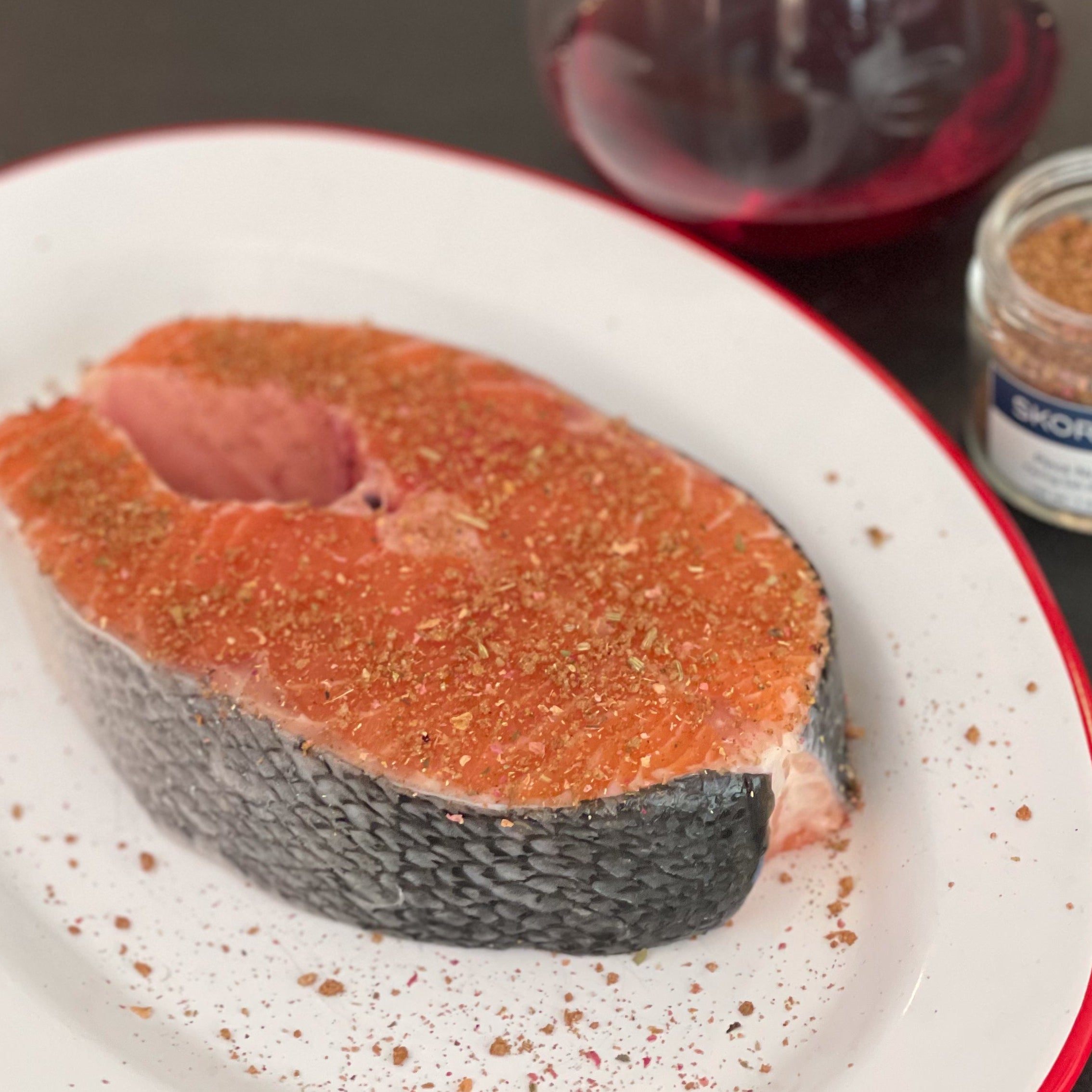 Slow Roasted Salmon with Pinot Noir Pairing Salt Blend