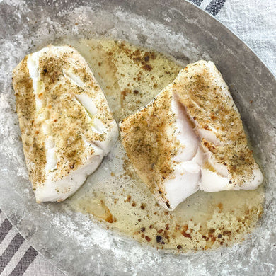 Broiled Cod with Sauvignon Blanc Pairing Salt Blend