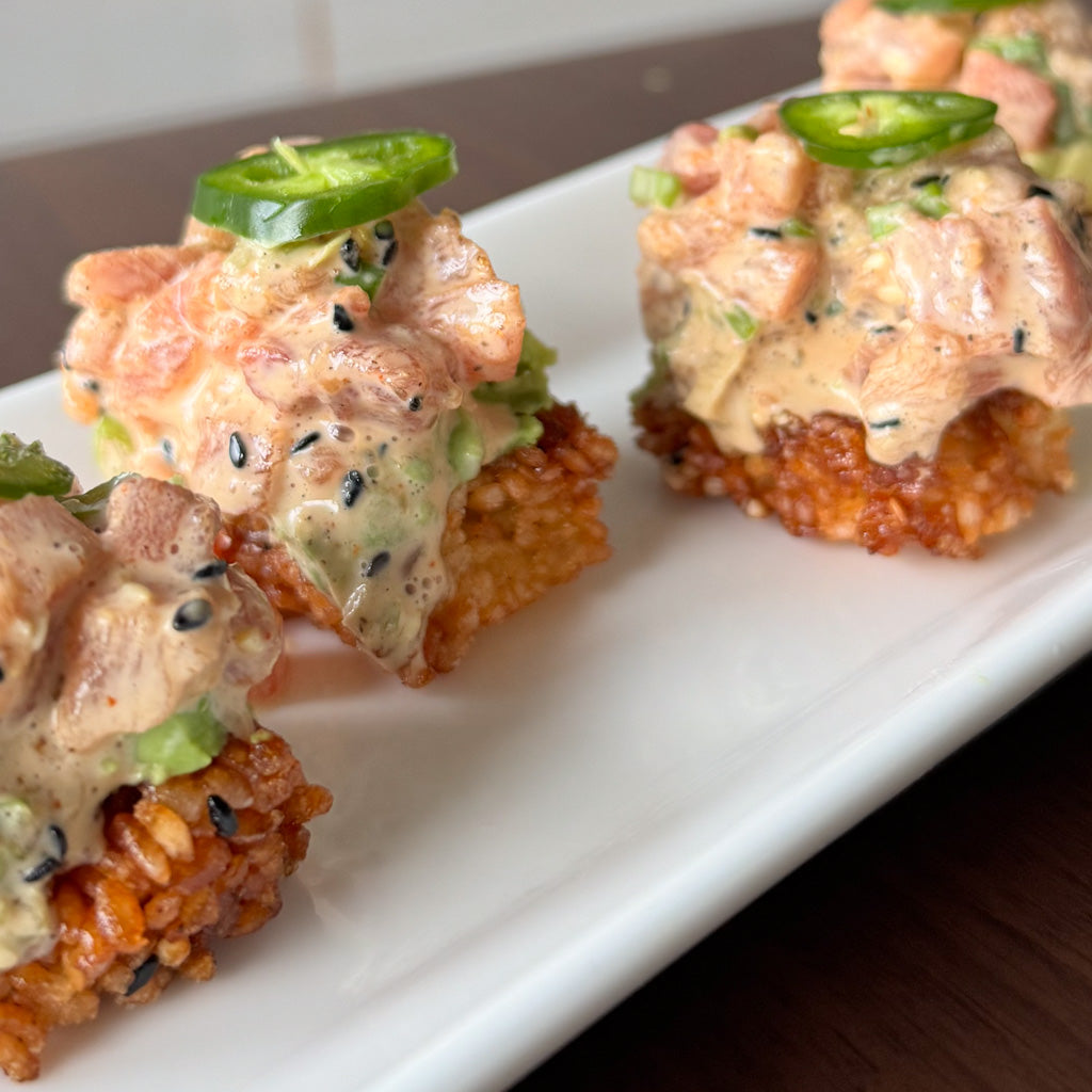Crispy Rice and Spicy Tuna Bites
