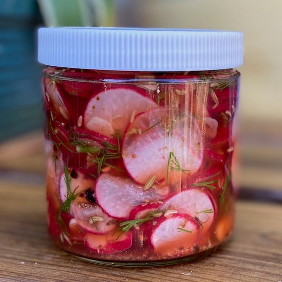 Quick Pickled Radishes