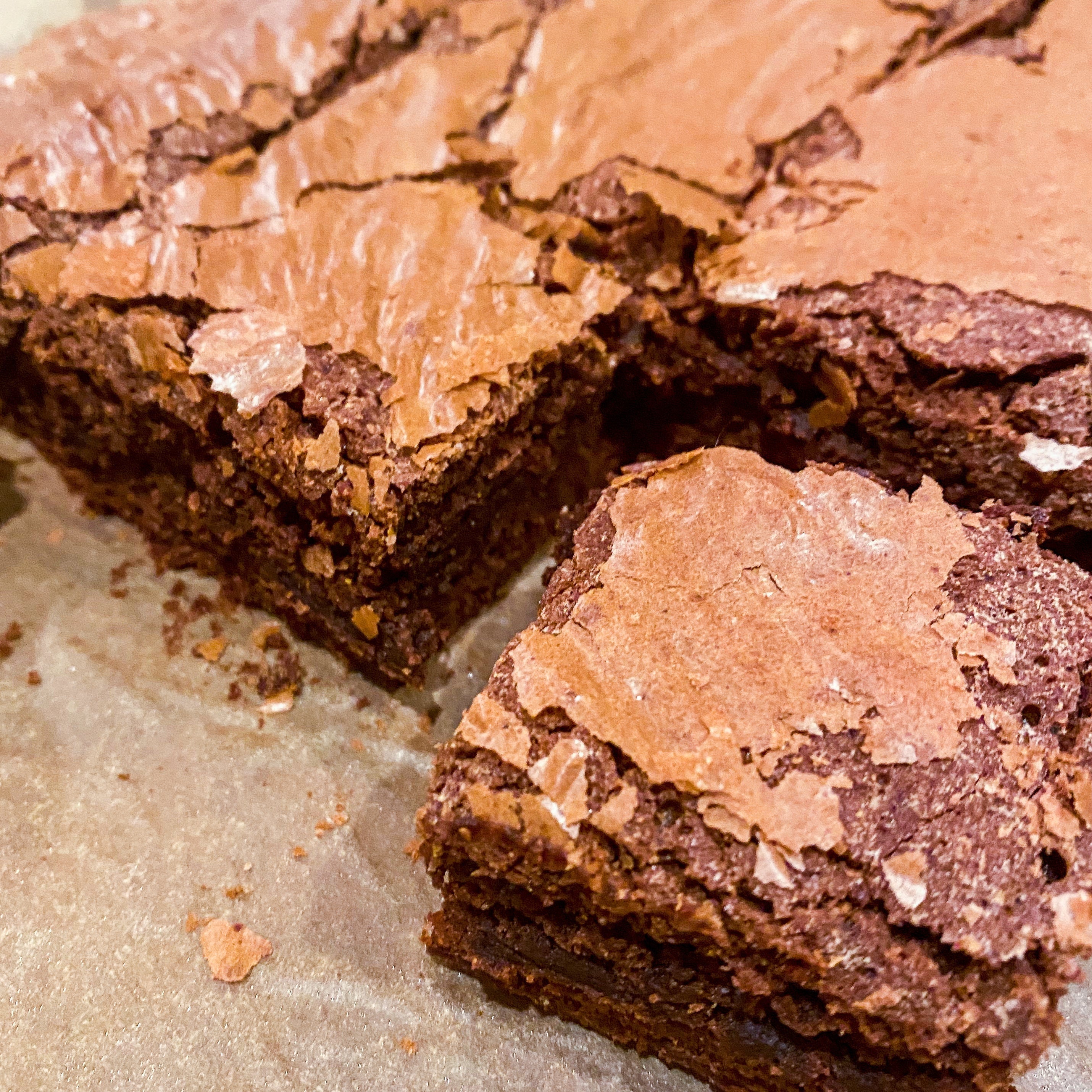 Cardamom + Pink Pepper Brownies