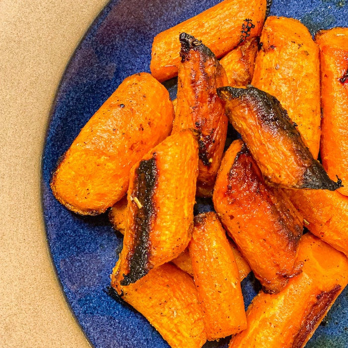 Recipe Box-Carrots Roasted with Maple Salmon Rub (Vegan) Recipe-SKORDO-
