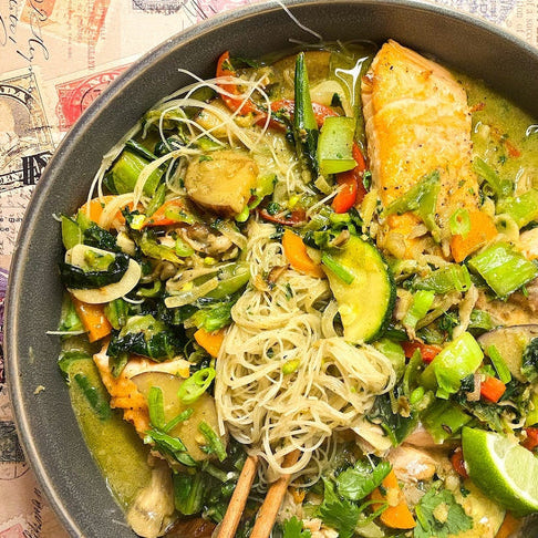 Green Thai Curry Salmon-SKORDO