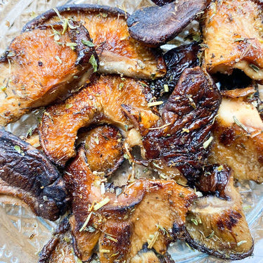 Recipe Box-Spicy Sautéed Shiitakes Recipe-SKORDO-