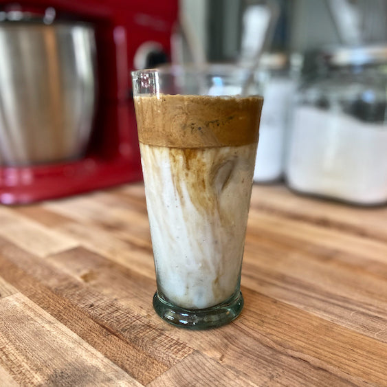 Masala Chai Dalgona Whipped Coffee