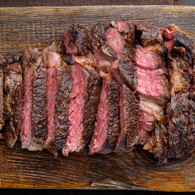 Rib-Eyes with SKORDO Mocha Rub