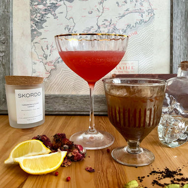 Valentine's Day Cocktails • Pink + Sweet and Dark + Spicy