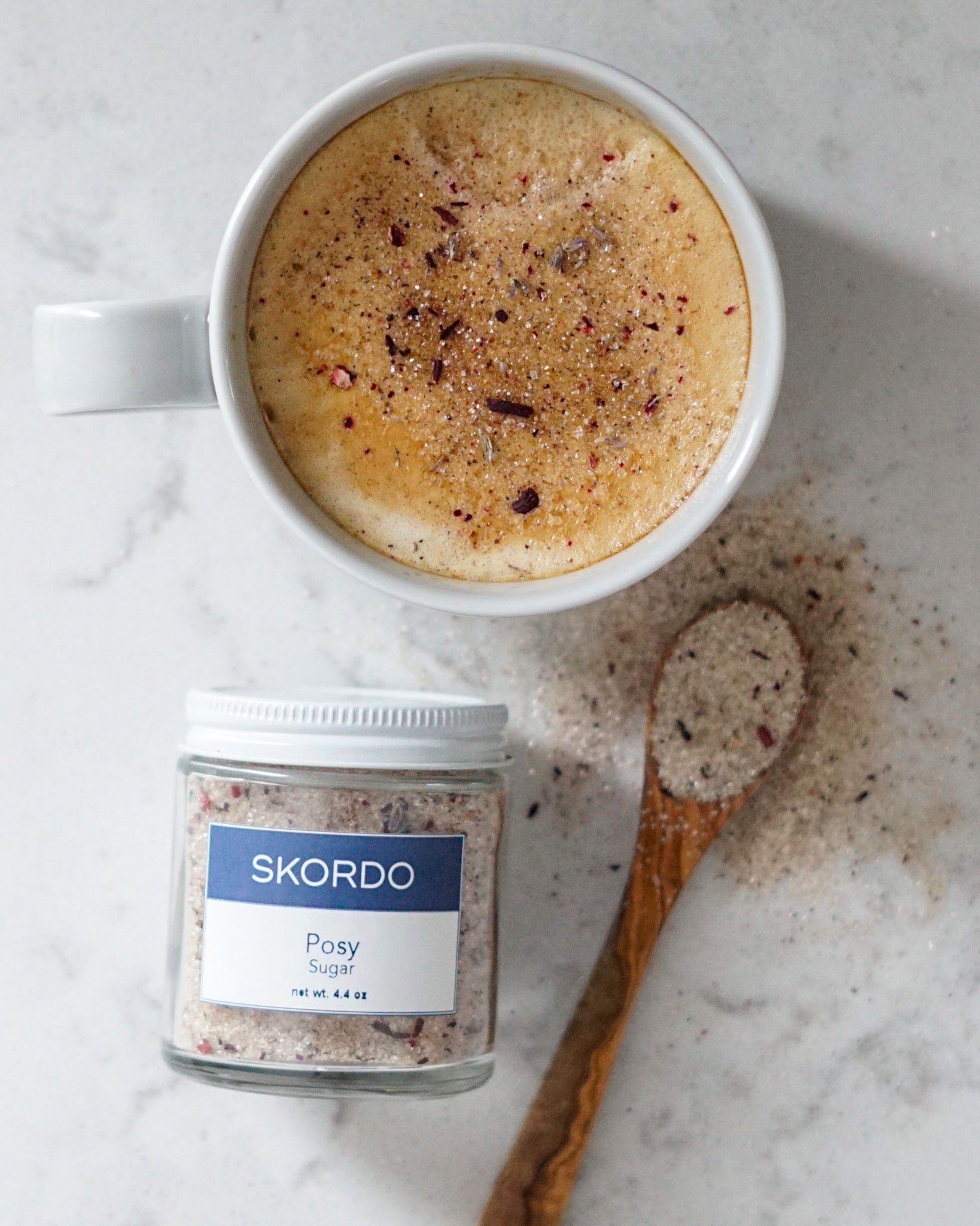 Posy Sugar-Ingredients-Fair Winds Flavor-SKORDO