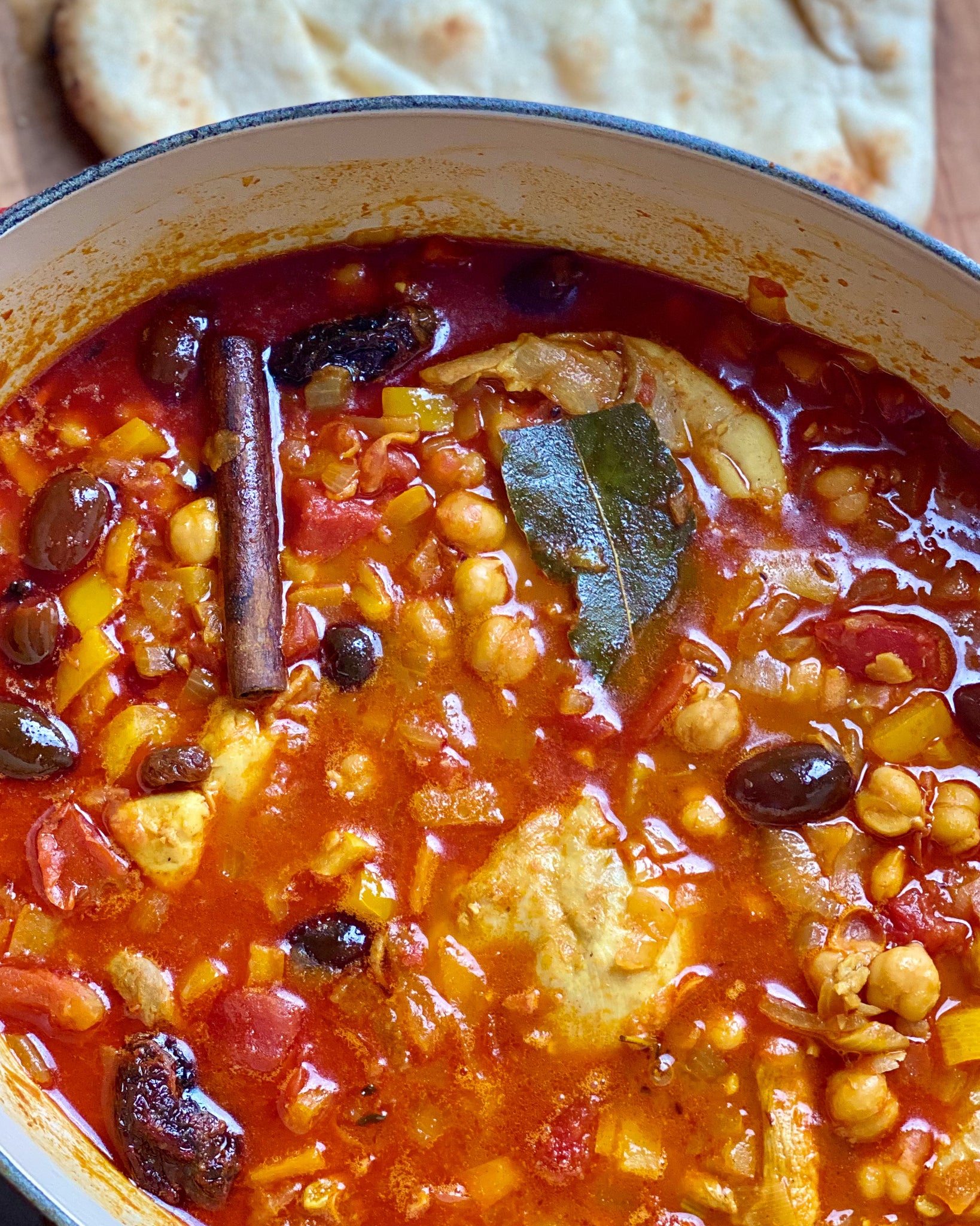 Chicken Tagine with Chickpeas, Pine Nuts, and Olives Recipe Kit-Collections-Fair Winds Flavor-SKORDO
