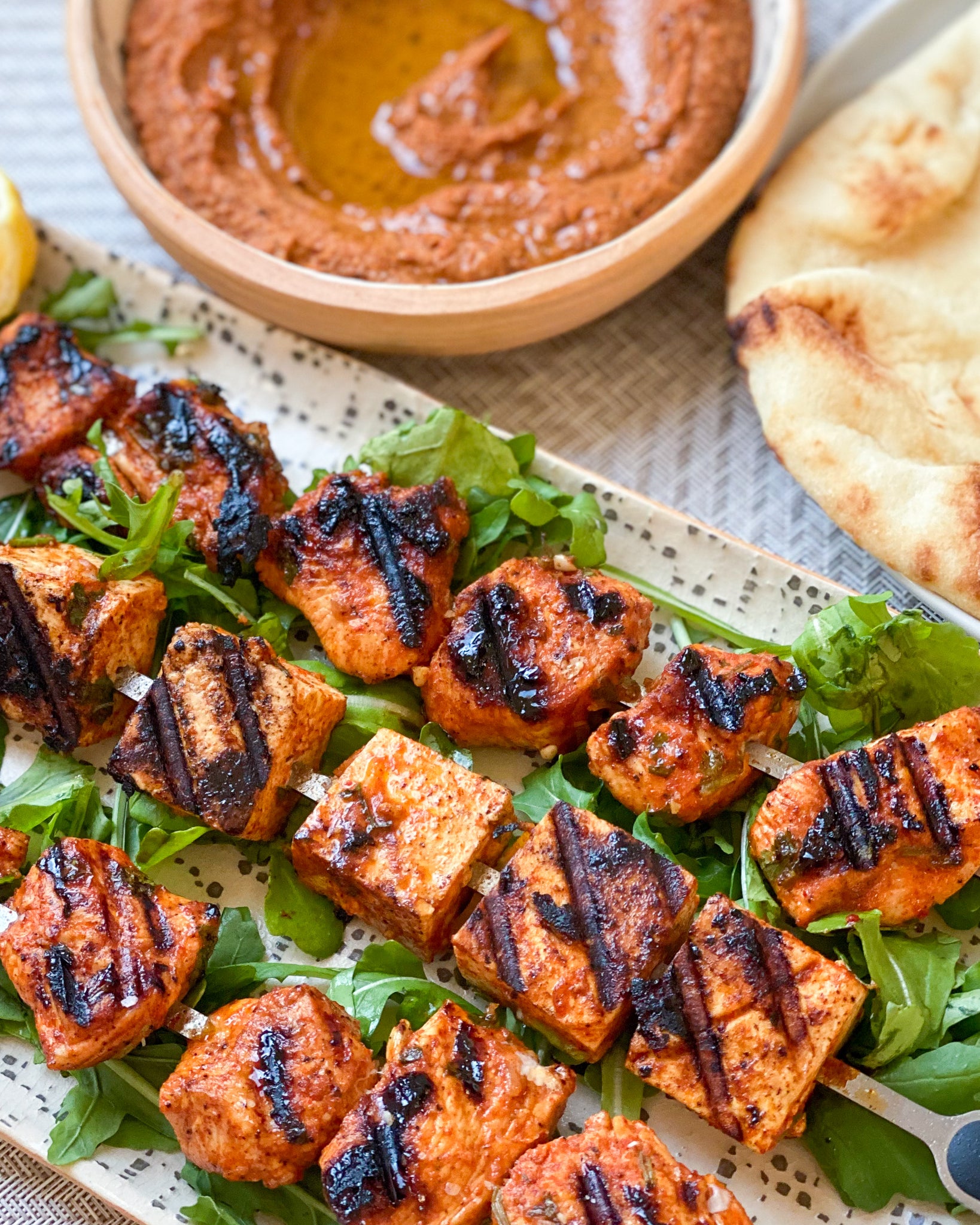 Moroccan Kebabs with Harissa Hummus Recipe Kit-Collections-Fair Winds Flavor-SKORDO