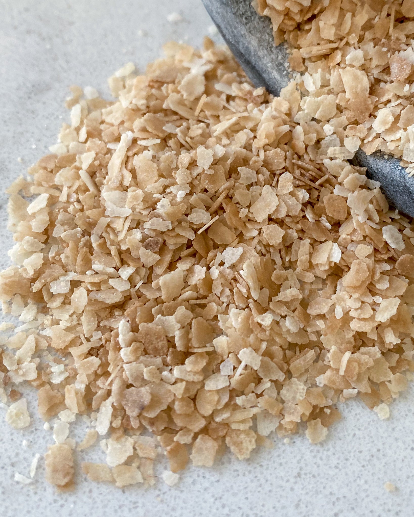 Smoked Bourbon Barrel Flaked Salt-Ingredients-Fair Winds Flavor-SKORDO