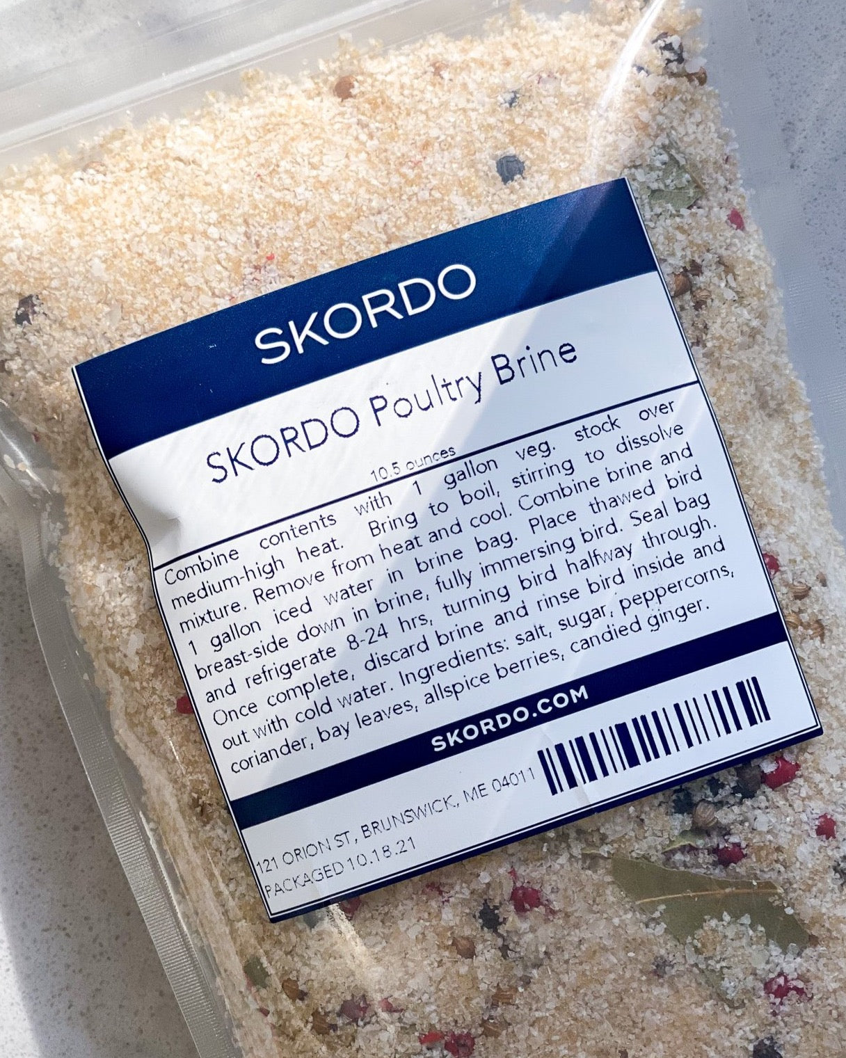 SKORDO Poultry Brine-Ingredients-Fair Winds Flavor-SKORDO