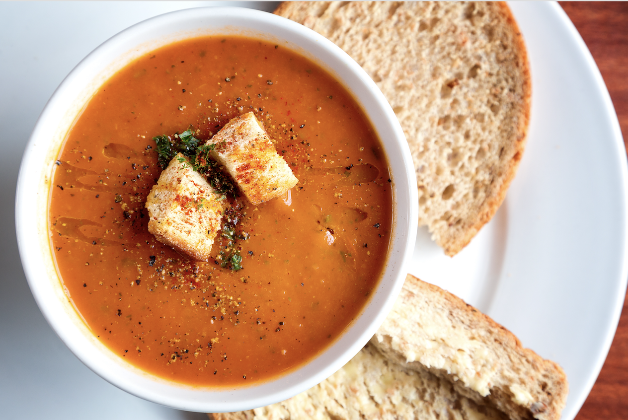 Roasted Tomato Basil Soup