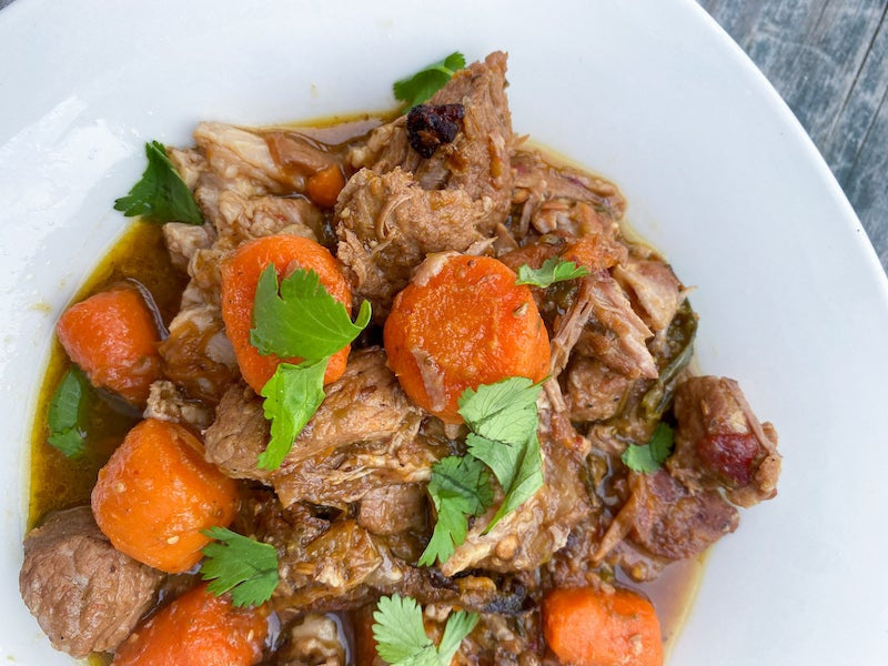 Recipe Box-Stewed Pork Shoulder with Cumin, Chipotle, and Ancho Chiles Recipe-SKORDO-