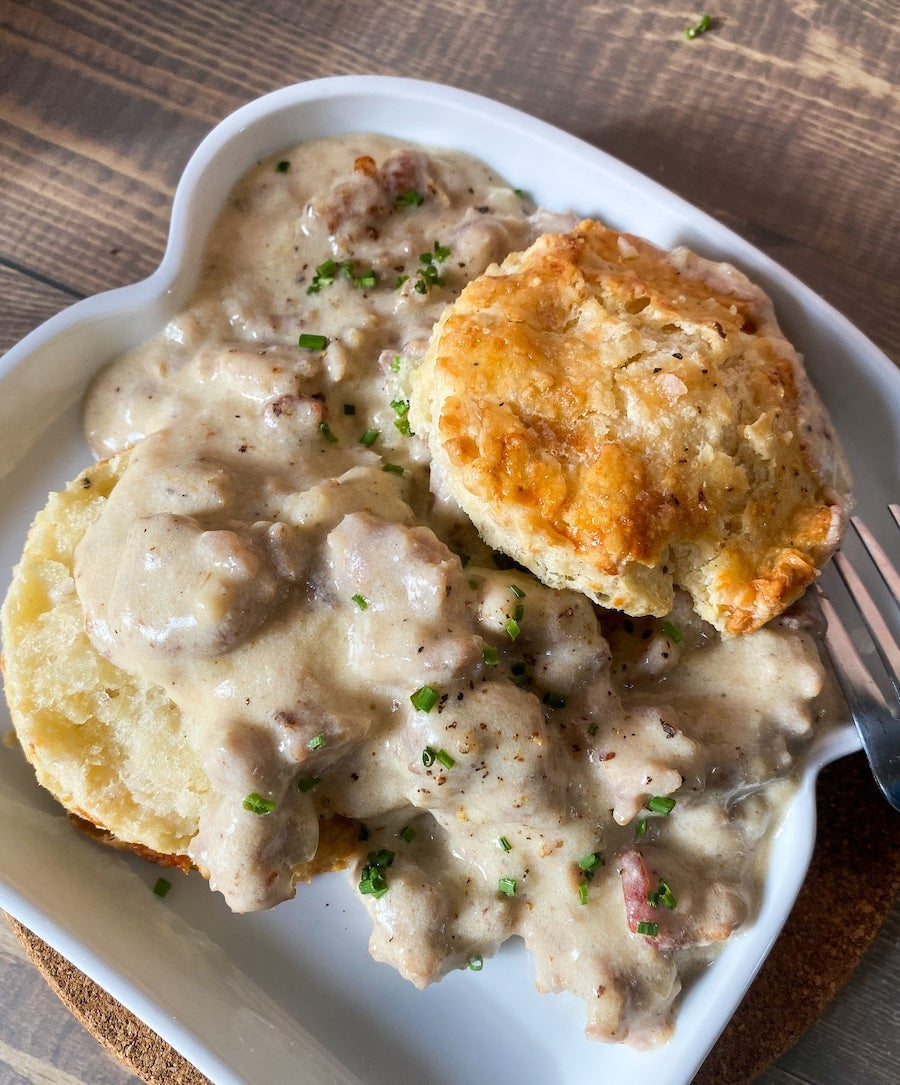 Slow Cooker Sausage Gravy-SKORDO