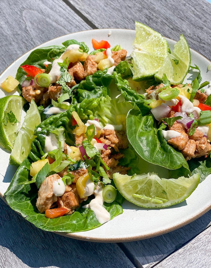 Recipe Box-Jerk Chicken Lettuce Wraps Recipe-SKORDO-