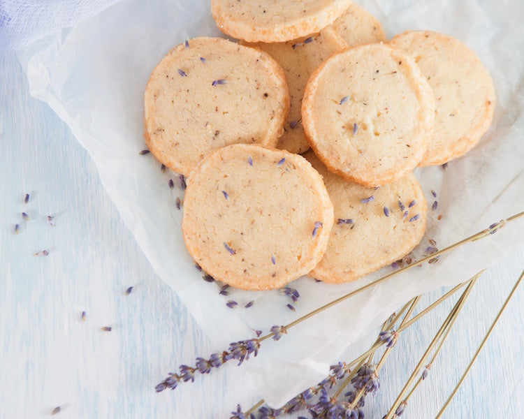 Lavender Shortbread Cookies