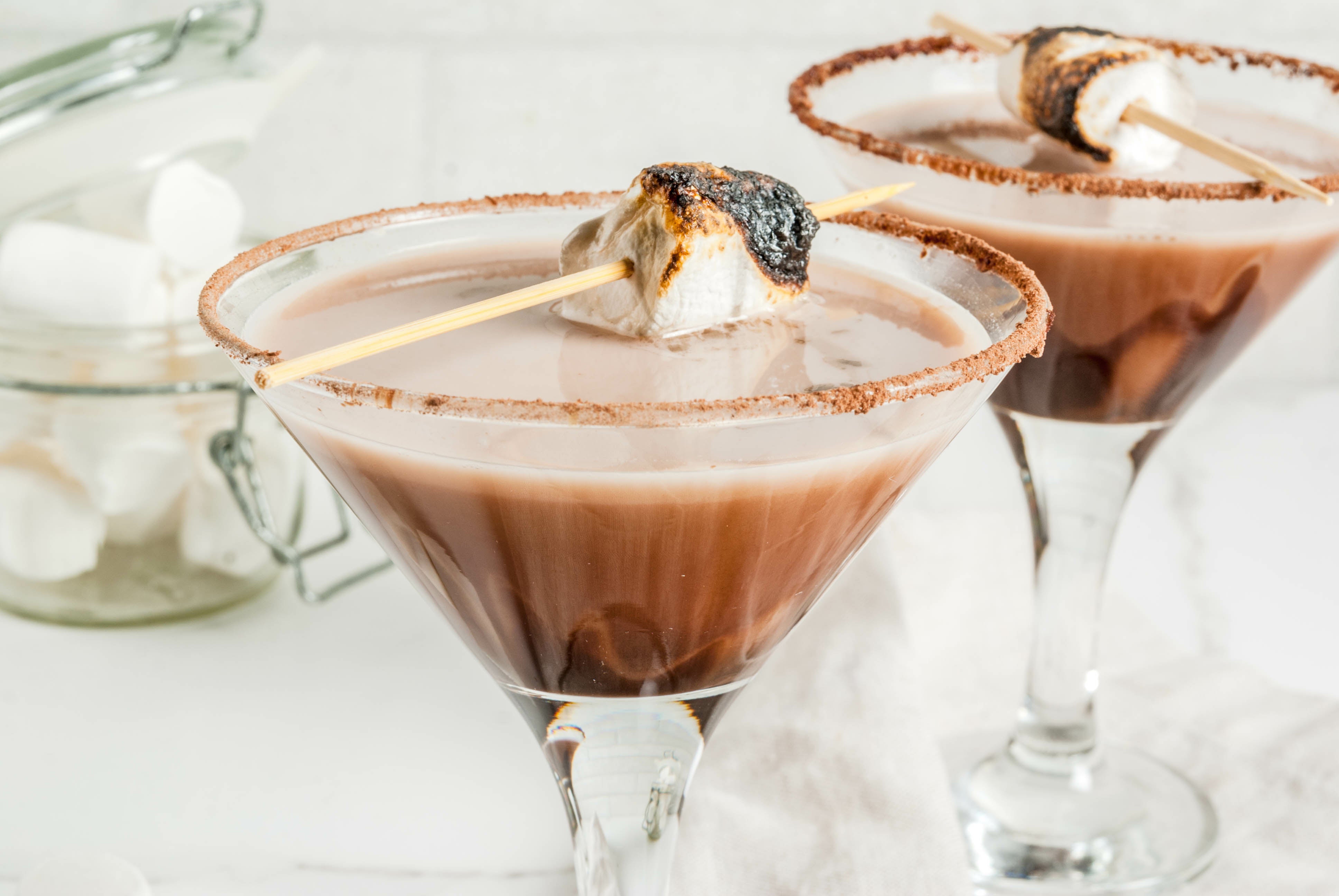 Cinnamon + Vanilla Maple Espresso Martini with Toasted Marshmallow-SKORDO