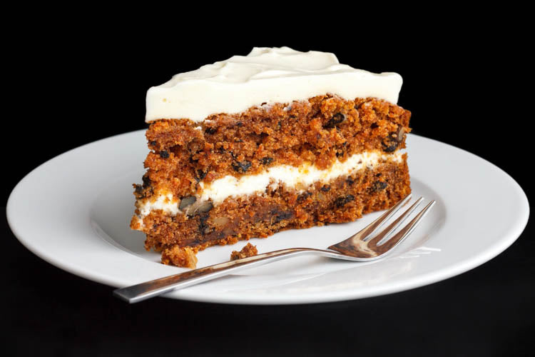 Carrot Cake with Maple-Cream Cheese Frosting