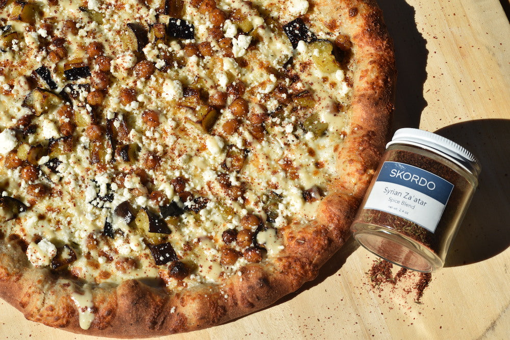 Syrian Za'atar Chickpea Zulu Time Pizza Topping from Flight Deck Brewing
