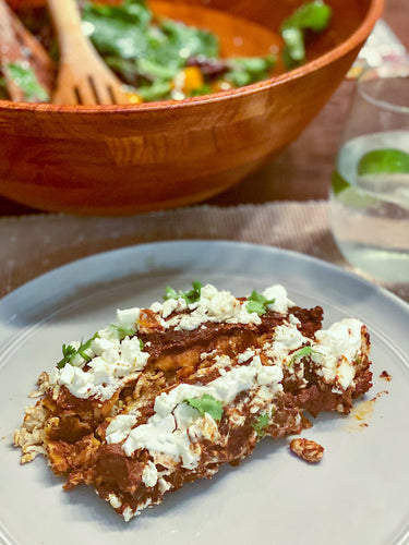 Mexican Mole Chicken Enchiladas