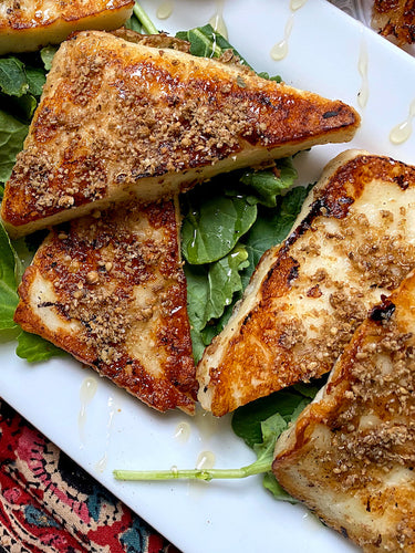 Dukkah Encrusted Halloumi