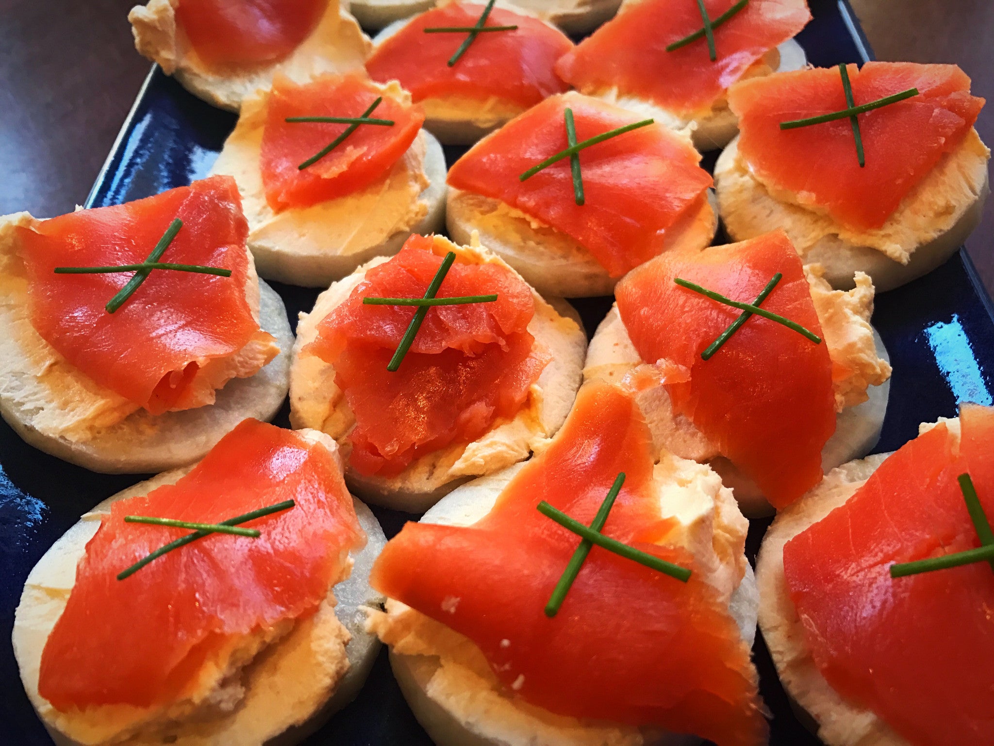 Salmon Canapés