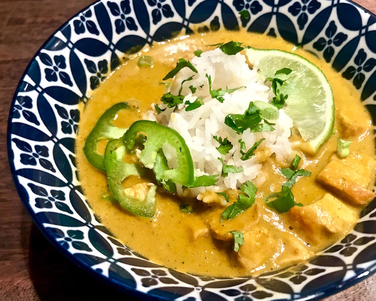 Thai Coconut and Chicken Curry Soup
