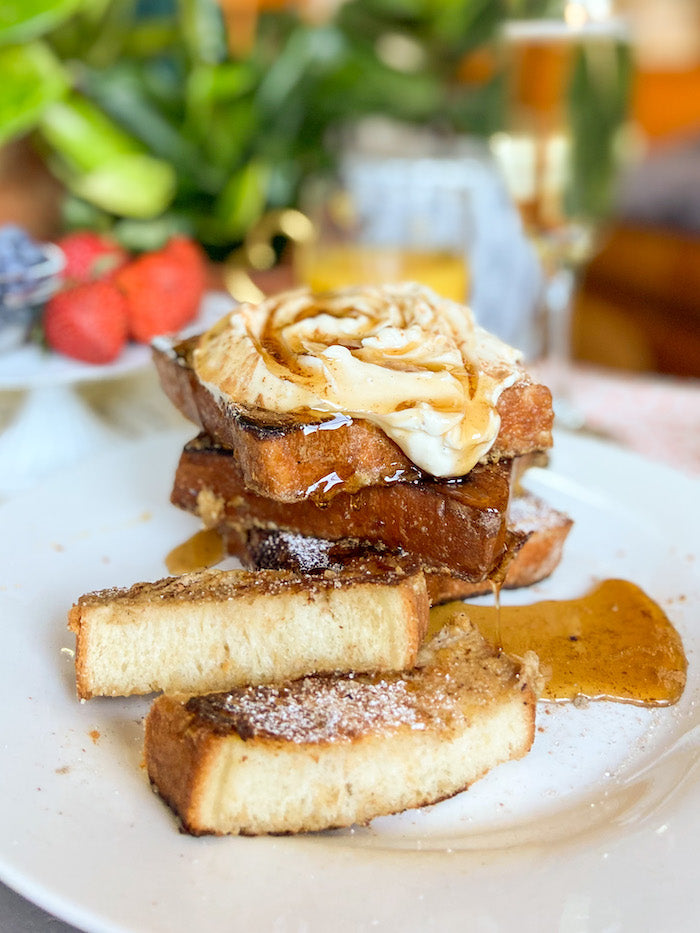 French Toast with Posy Sugar