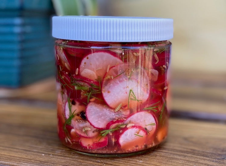 Quick Pickled Radishes