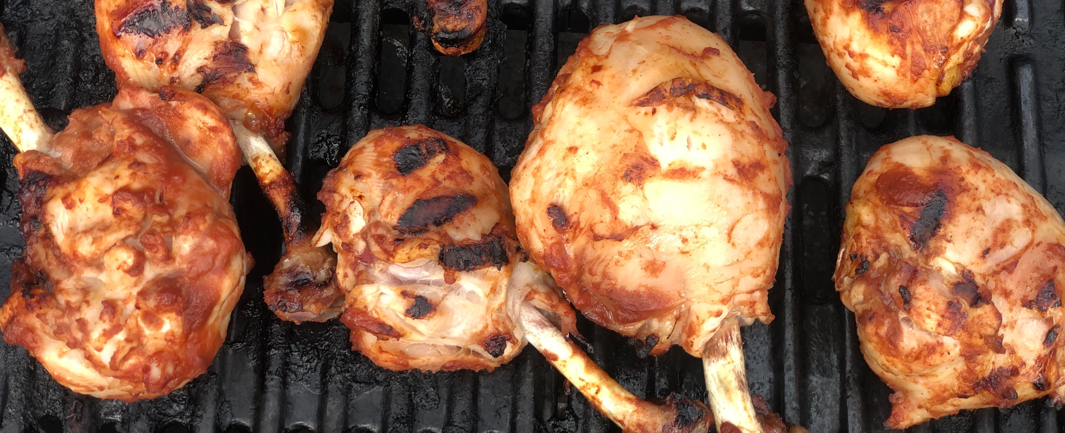 Sweet + Tangy BBQ Chicken Lollipops