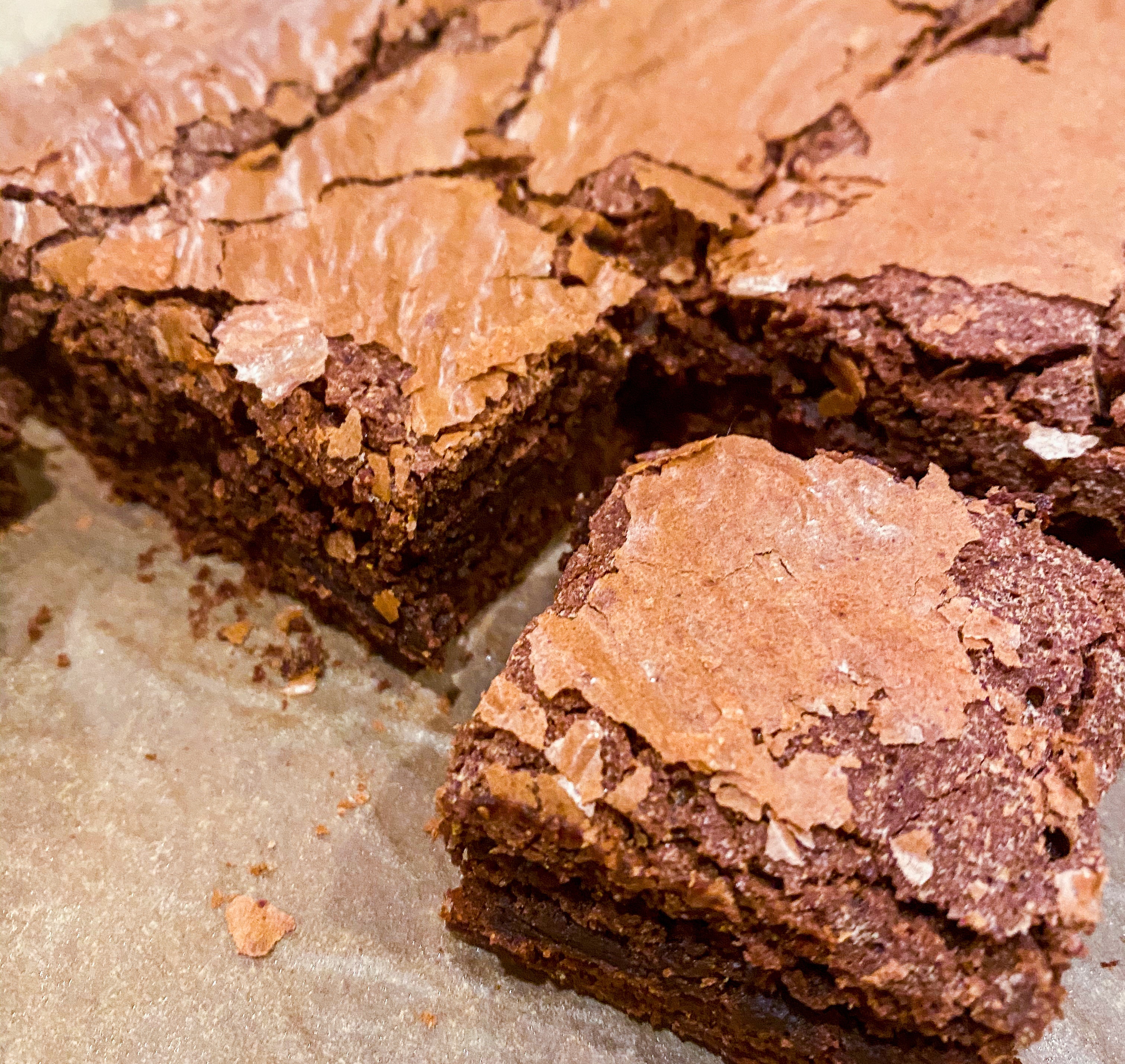 Cardamom + Pink Pepper Brownies