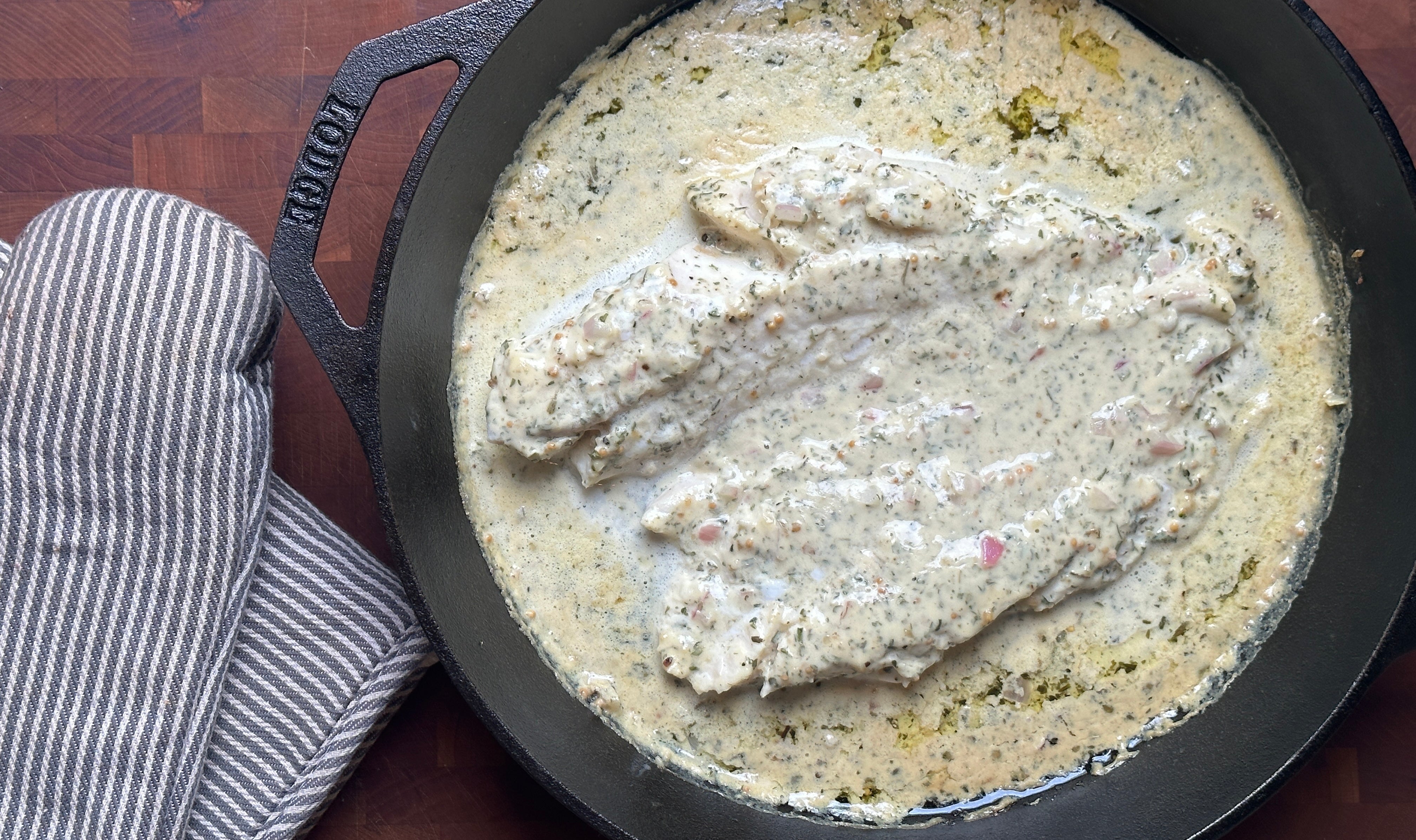 Mustard Tarragon Roasted Fish