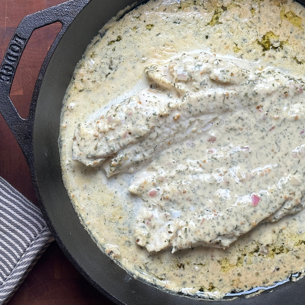 Mustard Tarragon Roasted Fish – SKORDO