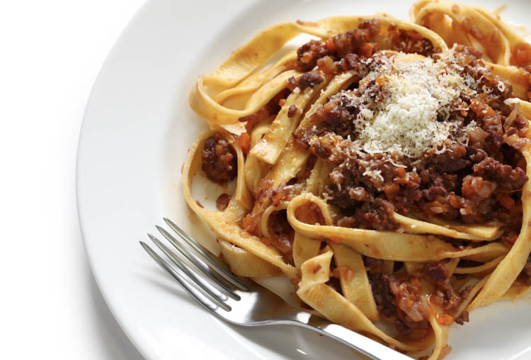 Pappardelle with Veal, Sausage, and Porcini Ragu