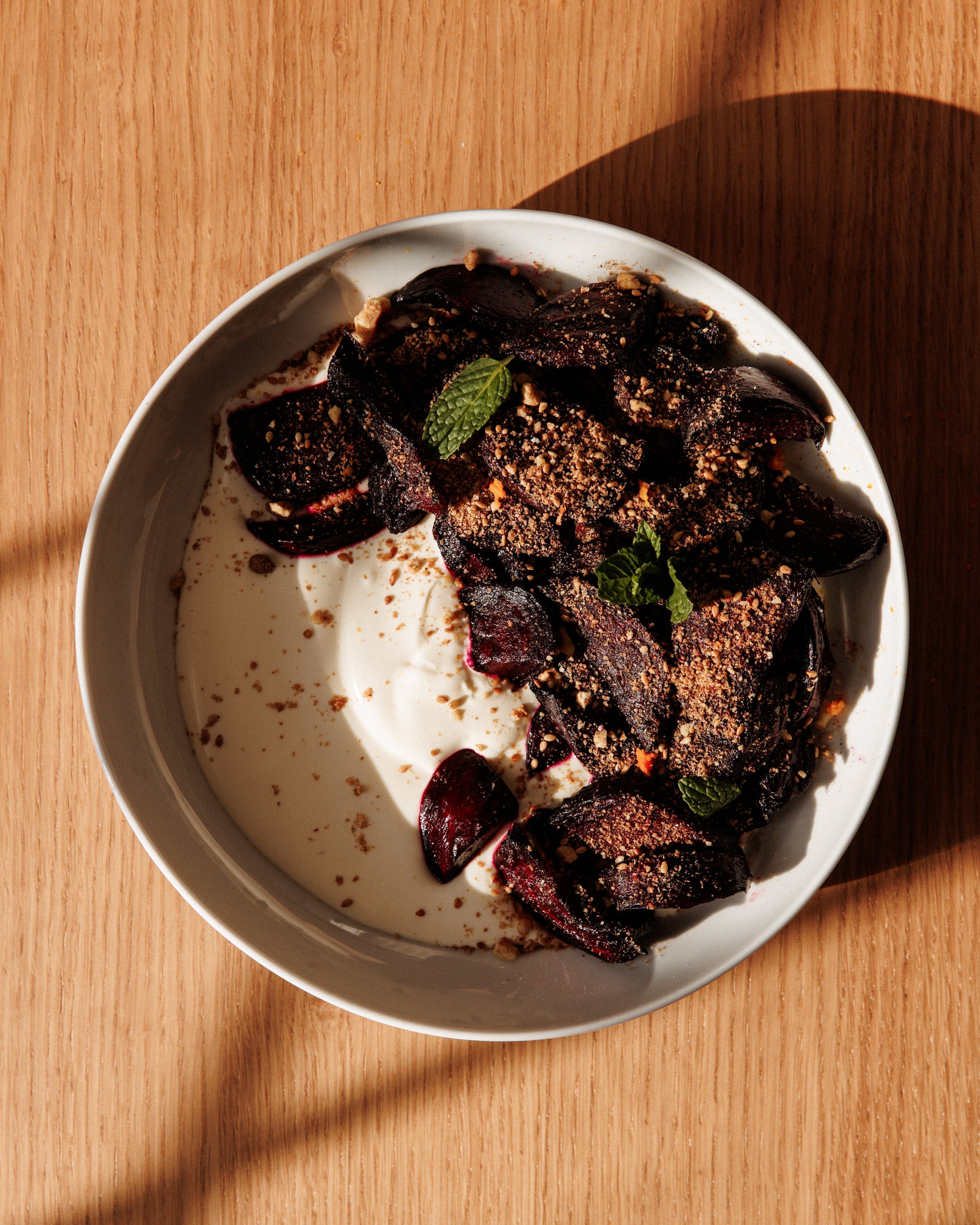 Honey Roasted Beets with Dukkah