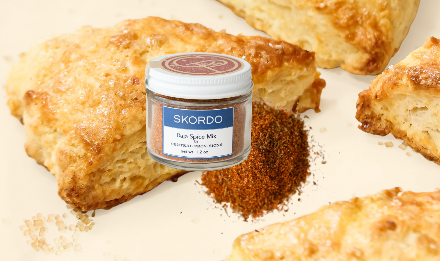 Baja Scones with Central Provisions Baja Spice Mix