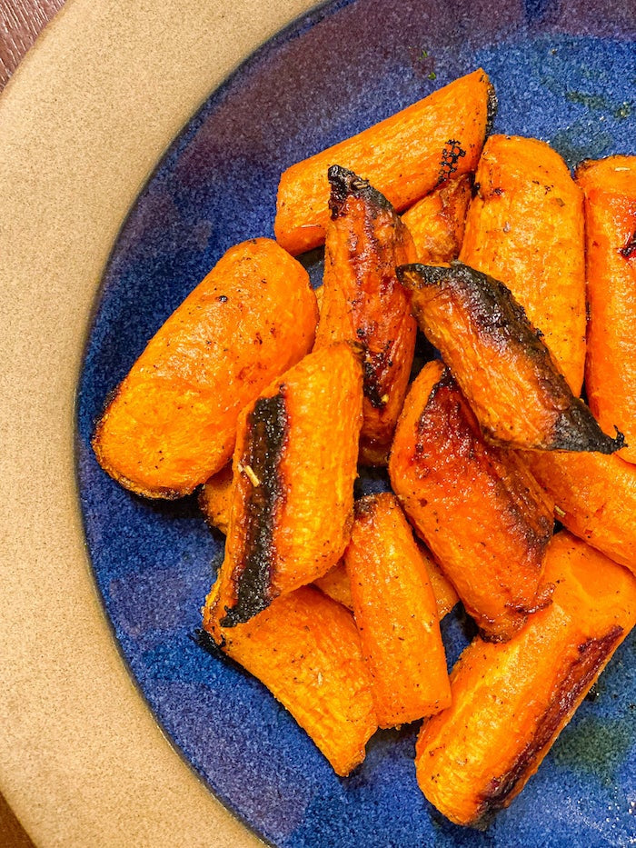 Recipe Box-Carrots Roasted with Maple Salmon Rub (Vegan) Recipe-SKORDO-