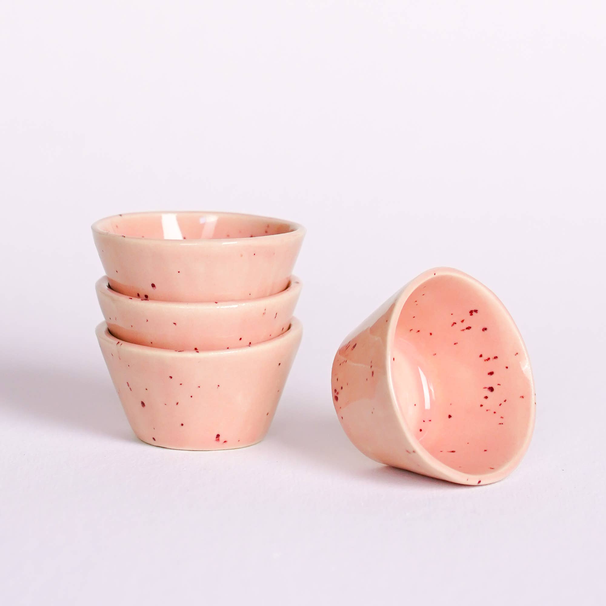 Ceramic goblet — shit top | pink