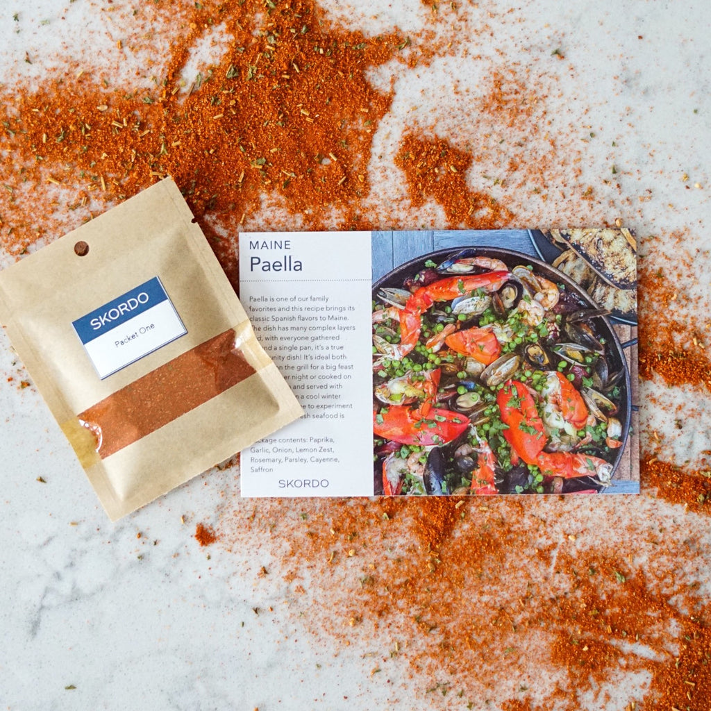 Maine Paella Recipe Kit-Collections-Fair Winds Flavor-SKORDO